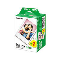 FUJIFILM 富士 拍立得相纸instax mini11/7+/7c/8/9/25/7s/90/mini12/40/Link2胶片3寸迷你相片纸通用10张/20张