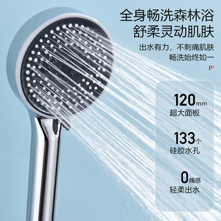 Larsd 莱尔诗丹 增压花洒淋浴喷头 手持花洒喷头 五档洗澡淋雨沐浴莲蓬头LD11187