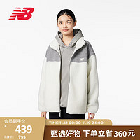 NEW BALANCE NB23女款舒适保暖立领仿羊羔绒外套 TAG AWJ33334 XL