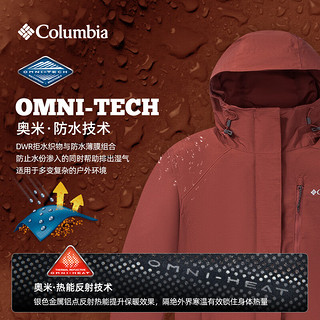 哥伦比亚（Columbia）新女热能夹棉可拆卸内胆三合一冲锋衣滑雪服WR0635 010 石墨黑 XS (150/76A)