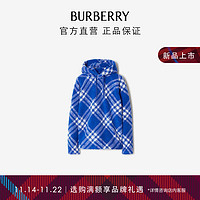 博柏利（BURBERRY）女装 格纹绒头连帽衫80782761