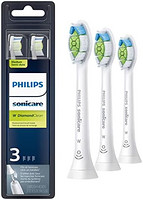 Philips 飞利浦 Sonicare DiamondClean 电动牙刷替换牙刷头，HX6063 / 65，BrushSync技术，白色，3个装