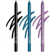 NYX Makeup Epic Wear 持久眼线棒,[黑色、蓝*、紫色],3 件装