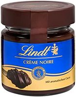 Lindt 瑞士莲 & Sprüngli Crème Noir、可可奶油、巧克力酱、黑瑞士莲巧克力、无麸质 (1 x 220 克)