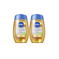 NIVEA 妮维雅 滋润养肤天然油脂沐浴油 200ml*2