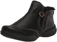 Clarks 其乐 女式 Roseville Aster 及踝靴, 黑色皮革, 6