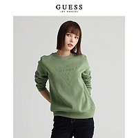 GUESS 盖尔斯 女经典LOGO圆领套头卫衣 RL3K5453C