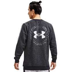 UNDER ARMOUR 安德玛 官方UA 春秋男士跑步健身训练休闲运动加绒圆领卫衣1373814