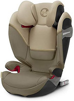 cybex 高靠背加高汽车座椅，适用于带和不带 ISOFIX 的汽车，2/3 组（15-36 公斤），适合约 3-12岁儿童，经典米色