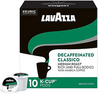 LAVAZZA 拉瓦萨 不含咖啡因的 Classico SingleServe 咖啡 KCup 60 支，（6 支装）