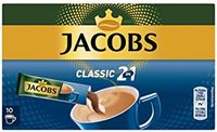 JACOBS 2合1特色咖啡，10袋速溶咖啡，可制备10杯