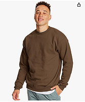 HANES 恒适 Men's Sweatshirt, EcoSmart Fleece Crewneck Sweatshirt,