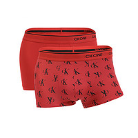 Calvin Klein 凯文克莱两条装男士本命年红内裤时尚新款