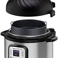 Instant Pot Duo Crisp 11 合 1 空气炸锅和电压力锅组合,配有多功能锅盖,