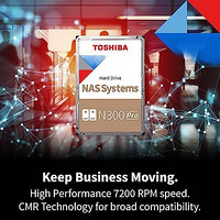 TOSHIBA 东芝 N300 PRO 18TB 大型商务 NAS