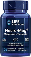 Life Extension Neuro-Mag L-Threonate镁,90粒素食胶囊 超吸收镁