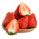 京鲜到 四川大凉山红颜奶油草莓 3斤大果礼盒装 单果约25-35g 源头直发
