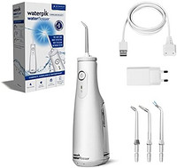 waterpik 洁碧 白色无绳精选水牙线 去除牙菌斑并改善牙龈 尖端 360 度旋转