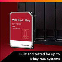 西部数据 西数 6TB WD Red Plus NAS 内置硬盘 - 5400 RPM,SATA 6 Gb/s,CMR,256 MB