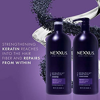 NEXXUS Keraphix 护发素，用于受损发质，含 ProteinFusion，不含硅，含角蛋白和黑米，33.8 Fl Oz（1L）