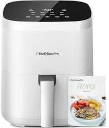 Air Fryer,Beelicious? 8 合 1 智能緊湊型 4 夸脫空氣炸鍋,奶昔提醒,450 華氏度，白色