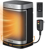 Dreo 适用于浴室和室内的电动空间加热器 便携式加热器 1500W