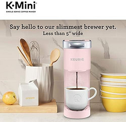 Keurig 单杯制作咖啡机 便携式 6.0液体盎司(约177.42ml) 灰褐色 K-Mini