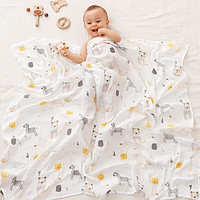 喜亲宝 婴儿纱布毯子新生儿宝宝盖毯裹单被子毛巾被115