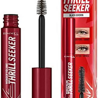 RIMMEL London Thrill Seeker 睫毛膏黑棕色、棕黑色、8 毫升（1 件装）