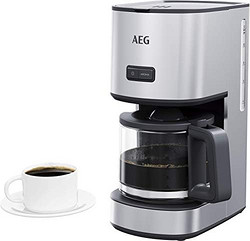 AEG 安亦嘉 CM4-1-4ST 咖啡机 / 1.5 升玻璃壶 / 12 杯 / 保温功能 / 防滴漏阀门 / 可拆卸过滤篮 /  拉丝不锈钢