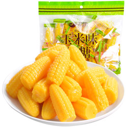 零趣玉米软糖橡皮糖结婚喜糖婚庆糖果休闲零食品小吃年货500g1袋