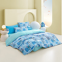 88VIP：Disney 迪士尼 牛奶绒床上用品三四件套冬季加厚床单被套保暖双面宿舍