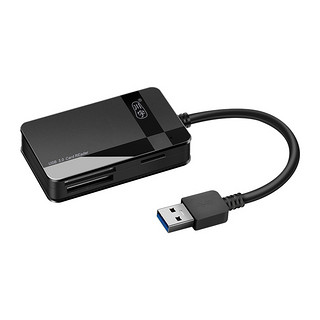 kawau 川宇 usb3.0高速读卡器支持sd/TF/CF/MS卡多合一Type-C手机电脑两用适用于苹果通用万能佳能相机安卓otg读卡器