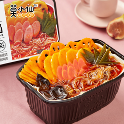 莫小仙方便速食六菜一肠自热小火锅 250g/盒 