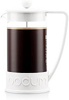 bodum 巴西 8 Cup法压咖啡壶，白色，34盎司(1.0升)