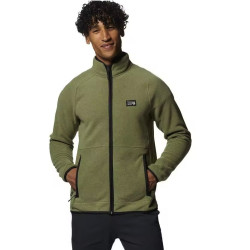 MOUNTAIN HARDWEAR 山浩 男士双层抓绒夹克 绿色
