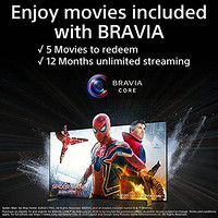 SONY 索尼 BRAVIA | KD-55X75WL | LED | 4K HDR | 谷歌电视 | ECO PACK | BRAVIA CORE | 窄边框设计