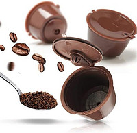 适用于雀巢咖啡 Dolce Gusto 机器可填充胶囊 Pod 兼容过滤杯 不含双酚 A 的咖啡豆荚 KOKSI 出品 (3 件装)