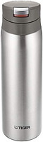 TIGER 虎牌 水瓶 500ml 马克杯 不锈钢瓶 一键式 轻量 MCX-A502XC 透明不锈钢