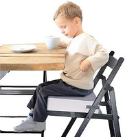 餐桌用幼儿增高座椅,PU 防水儿童增高座椅,带*扣的桌子,防滑底部便高垫,适合旅行使用