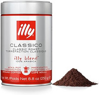 illy 意利 经典摩卡咖啡粉，经典烘培，单罐装250g