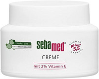 sebamed 施巴 维生素 E 保湿面霜 75 ml 面部护理帮助皮肤保持水分 防紫外线和皮肤过早老化 男女适用