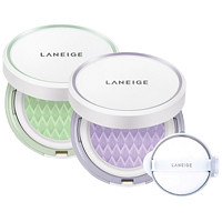 LANEIGE 兰芝 隔离气垫bb霜雪纱修颜遮瑕防晒妆前乳提亮肤色控油替换装韩国