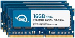 OWC 64GB (4 x 16GB) PC21300 DDR4 2666MHz SO-DIMMs 内存 兼容 Mac Mini 2018、iMac 2019
