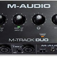 M-AUDIO M-Track Duo 具有双 XLR、线路和 DI 输入 以及随附的软件套件