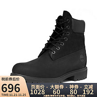 Timberland 高帮男鞋 马丁靴 10073W宽版 黑色