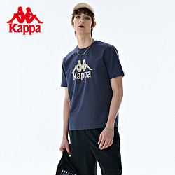 Kappa 卡帕 运动短袖2023新款男复古休闲T恤美式圆领半袖夏季索罗娜