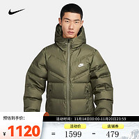 NIKE 耐克 STORM-FIT WINDRUNNER 男子防风连帽羽绒夹克 FZ1103-222 L