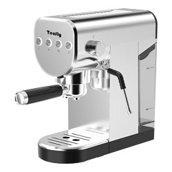 Tenfly 半自动意式浓缩20bar咖啡机 高压萃取+打奶泡 入门推荐（803）