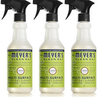 Mrs. MEYER'S CLEAN DAY 多表面清洁剂喷雾，适用于台面、地板、墙壁等的日常清洁液，柠檬马鞭草